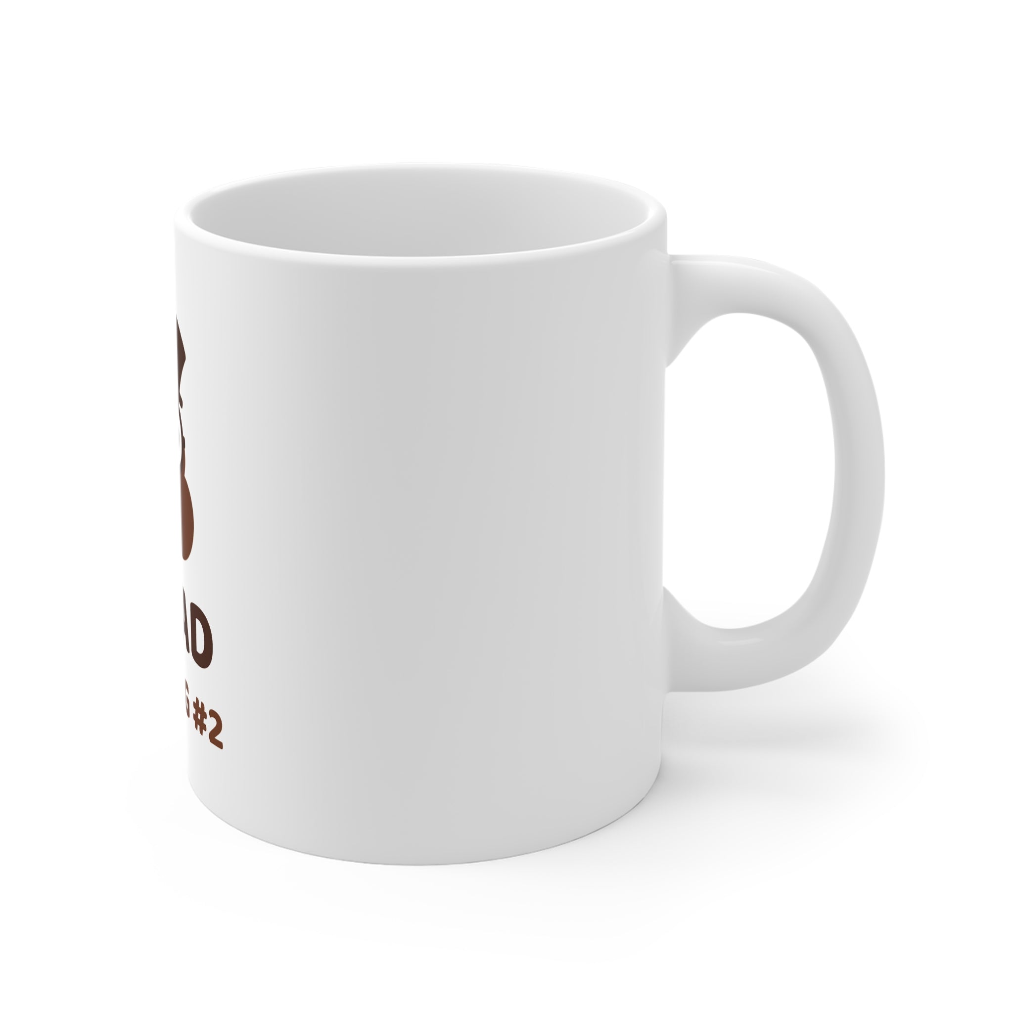 #1 Dad at Going #2 — Funny Poo in the Loo Mug