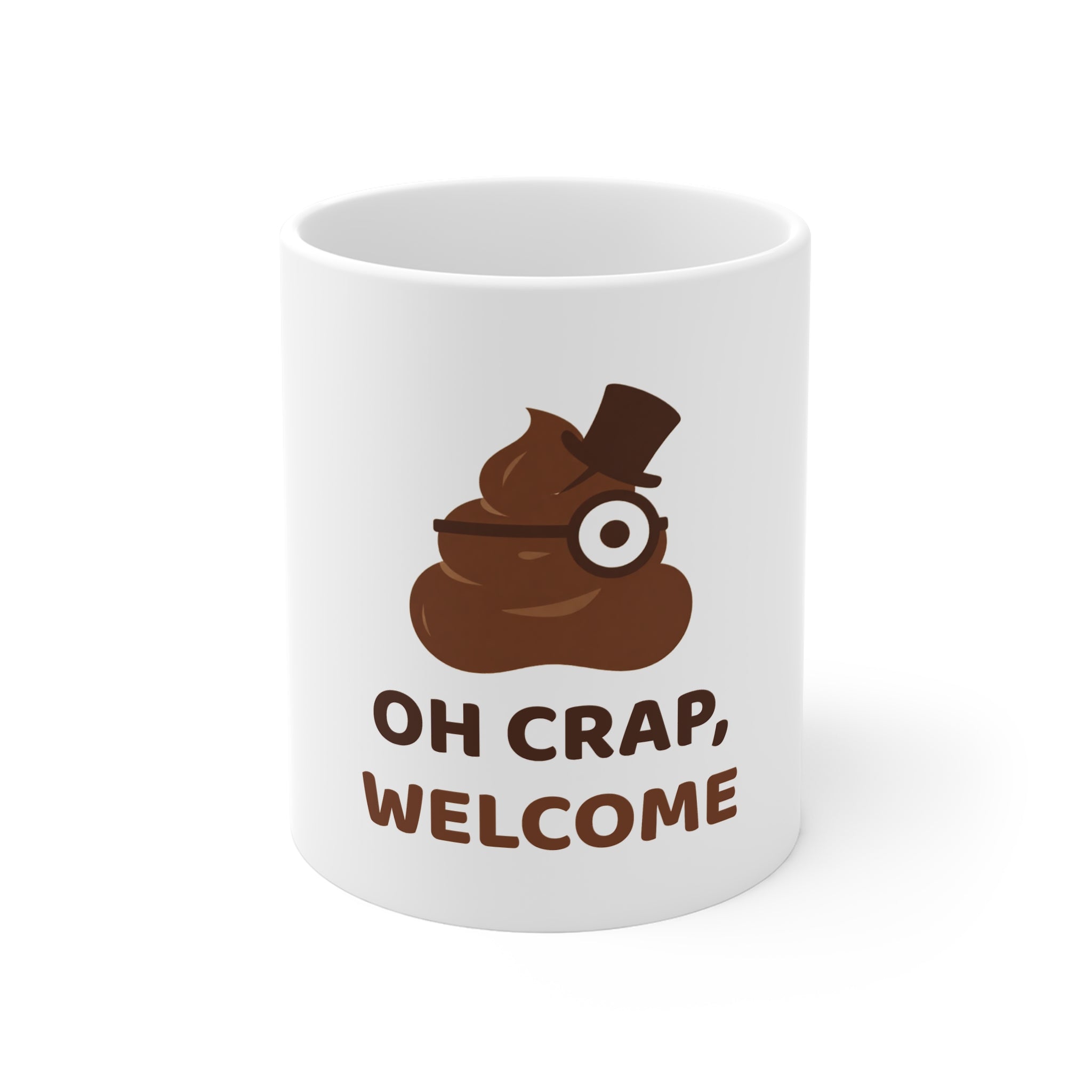 Oh Crap, Welcome — Funny Poo in the Loo Mug