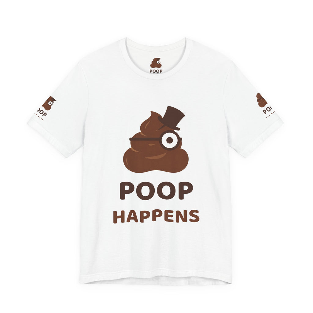 Poop Happens — Funny Poo in the Loo T-Shirt