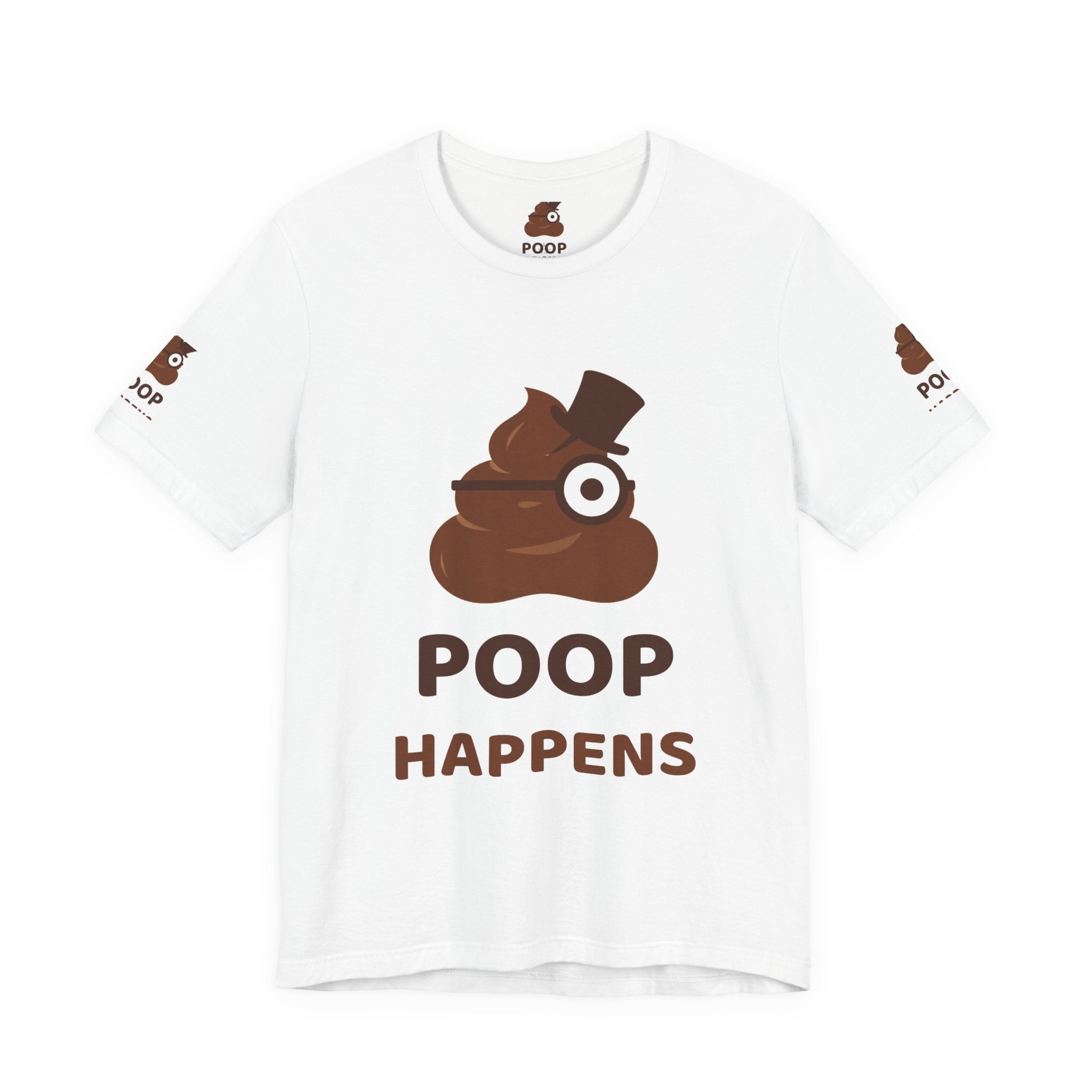 Poop Happens — Funny Poo in the Loo T-Shirt