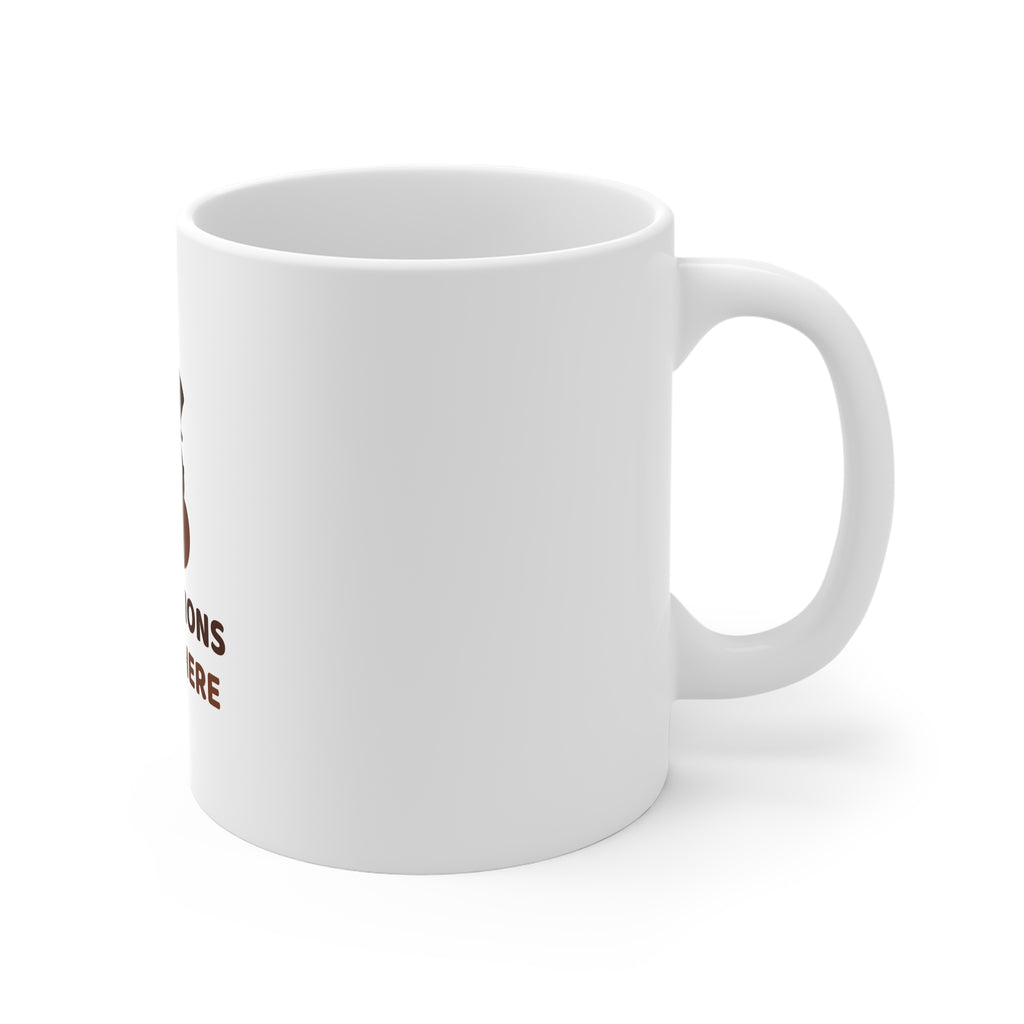 Big Decisions Happen Here — Funny Poo in the Loo Mug