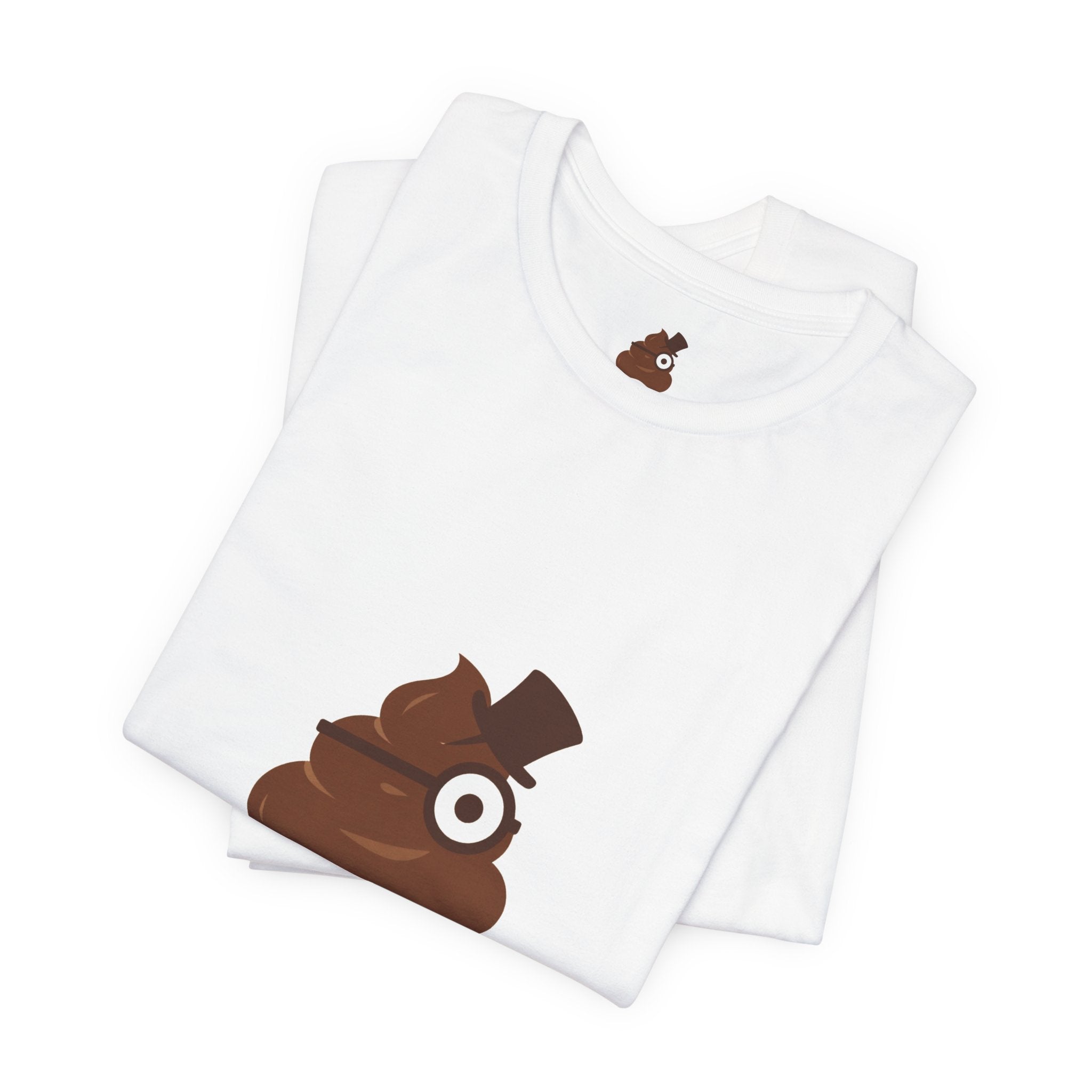 Stay Humble, Poop Happens — Funny Poo in the Loo T-Shirt